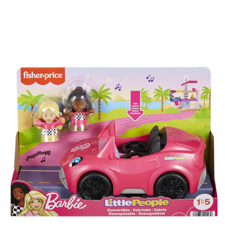 Fisher-Price Little People Barbie Cabrioletbil med Figurer