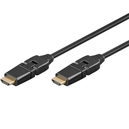 Goobay High Speed 360° HDMI m. Ethernet - 2 m