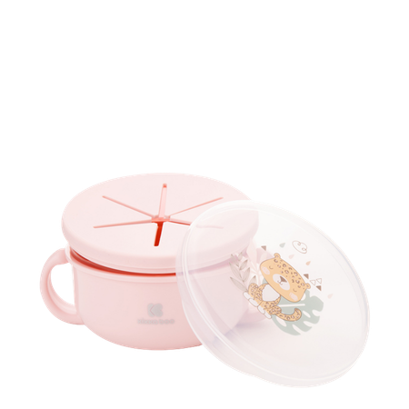 Kikka Boo 2 In 1 Snack Bowl – Savanna Pink