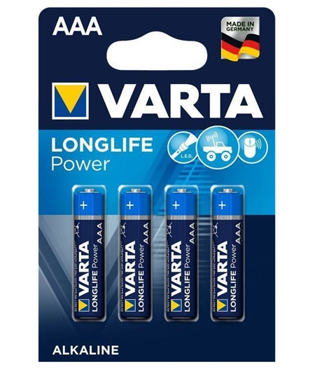 Varta Longlife Power AAA Batterier - 4 stk