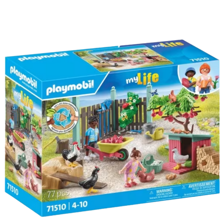 Playmobil My Life Little Chicken Farm in the Tiny House Garden Legesæt