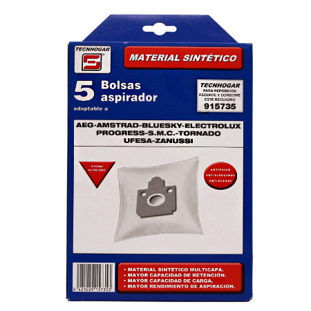 Tecnhogar AEG-Electrolux Støvsugerposer - 5 stk