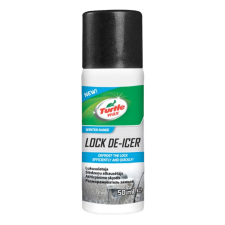 Turtle Wax Lock De-Icer - 50ml