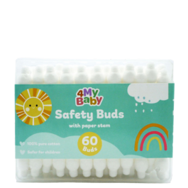 4mybaby Safety Cotton Buds – 60 stk