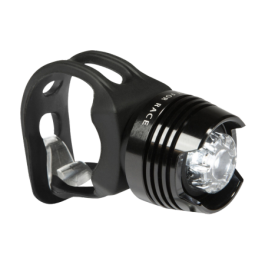 Cube RFR Diamond Front Hvid LED Cykellygte - Sort