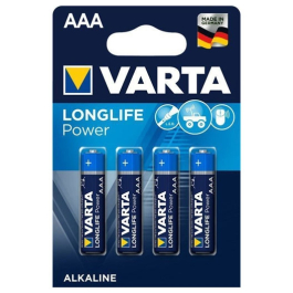 Varta Longlife Power AAA Batterier - 4 stk