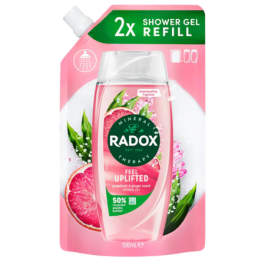 Radox Therapy Feel Uplifted Shower Gel Refill Pouch – 500 ml
