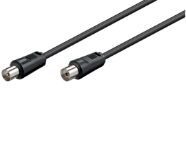 Goobay Sort Antennekabel - 1,5 meter