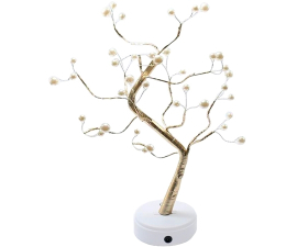 Dekorativ lystræ med 36 LED pærer