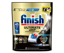 Finish Ultimate Plus Lemon Opvasketabs – 45 stk.
