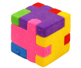 Fun Stationery Puzzle Eraser Cube 2.7cm