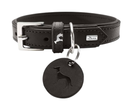 Hunter Larvik Sort Hundehalsbånd - 55
