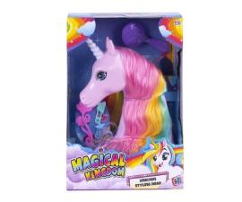 Magical Kingdom Unicorn Styling Head - Lyserød 