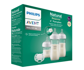 Philips Avent Natural Response Pure Glass 0+ Måneder Baby Gavesæt