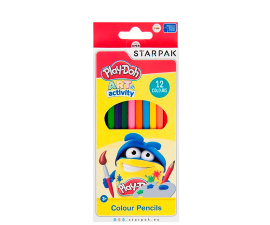 Play-Doh Farveblyanter - 12 stk