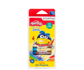 Play-Doh Jumbo Oliepastel Sæt - 12 Stk