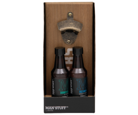 Technic Man' Stuff Bottle Opener & Bath Care Set