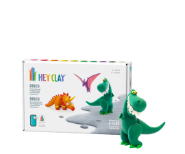 Tomy Hey Clay Dinosaurer Medium Modelleringssæt – 6 stk