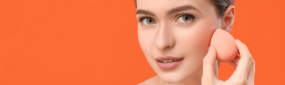 foundation med makeupsvamp